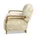 Enchante - Sheepskin Accent Loveseat - Taupe / Natural
