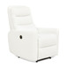 Bloomy - High Back Power Recliner Motion Chair - Chiffon White