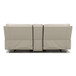 Malibu - Modern Power Motion 3 Piece Reclining Loveseat Sofa With Cup Holders - Cream Taupe Beige