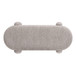 Hugo - Oval Fully Upholstered Storage Bench