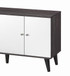 Amidon - TV Stand, With 2 Storage Shelves And 1 Cabinet