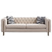 Chesterfield - Modern Tufted Velvet Living Room Sofa, 84.25''W Couch