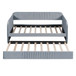Upholstered Daybed Sofa Bed With Trundle Bed