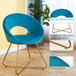 Modern Accent Velvet Lounge Chair