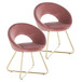 Modern Accent Velvet Lounge Chair