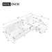 L-Shaped Sofa Sectional Sofa With Two USB Ports And Two Power Sockets, A Storage Drawer And A Reversible Chaise Lounge For Living Room