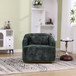 Comfy Round Accent 360 Degree Swivel Barrel Club Chair
