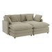Modern Modular Sectional Sofa With Side Storage Pockets For Living Room