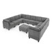 Modular Sectional Sofa With Diy Combination And Storage