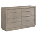 Arcadia - 8-Drawer Dresser - Gray