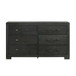 Allan - 6-Drawer Dresser - Black