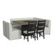 Jemma - Dining Bench - Beige Linen