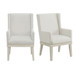 Avalanche - Dining Arm Chair (Set of 2) - Antique White