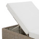 Ollie - Chaise Lounge - Tan And Olefin White Cream