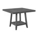 Seneca - Square Counter Table With Lazy Susan