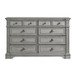 Glenmore - 8-Drawer Dresser - Aged Gray