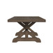 Yellowstone - Dining Table With 2X12" Leaves - Gray