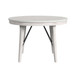 Rogen Rustic - 5 Piece Counter Height Dining Set (Round Table And Four Chairs) - Rustic White
