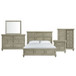 Whit-Ash - Panel Bedroom Set With Door Chest