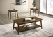 Draper - Table Set (Coffee & 2 End Tables) - Medium Brown