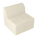 Modern Minimalist Corduroy Sleeper Sofa, Compressed Sectional Single Seat
