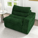 Modern Lazy Floor Sofa With Right Arm, Comfortable Beanbag Lounge