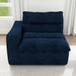 Modern Lazy Floor Sofa With Right Arm, Comfortable Beanbag Lounge