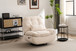 Power Recliner Swivel Glider USB Charger With Bluetooth Music Player Different Function Sleep Working Game And Leisure Model - Cream