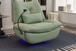 270 Swivel Glider Recliner Chair, Power Recliner Rocking Chair, USB Port Charge For Nursery Chair With Atmosphere Lamp For Living Room Bedroom Apartment