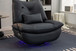 270 Swivel Glider Recliner Chair, Power Recliner Rocking Chair, USB Port Charge For Nursery Chair With Atmosphere Lamp For Living Room Bedroom Apartment