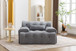 Large Size 1 Seater Sofa, Pure Foam Comfy Sofa Couch, Modern Lounge Sofa For Living Room, Apartment