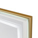 LED Bathroom Beveled Mirror, 3000 - 6000K Gradient Front And Backlit LED Mirror For Bathroom, 3 Colors Dimmable, Ip54 Enhanced Anti Fog