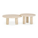 Amora - Indoor / Outdoor Nesting Accent Tables (Set of 2) - Travertine