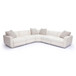 Perry - Modular L-Sectional - Cream