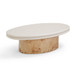 Tanner - Coffee Table - Natural / Cream
