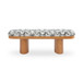 Ollie -  Leopard Jacquard Bench
