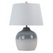 27" Reactive Finish Table Lamp - Blue / White