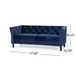 3 Seater Stationary Sofa - Blue