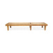Nadine - Stylish Chaise Lounge Chair - Teak