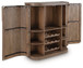 Landermont - Medium Brown - Bar Cabinet