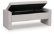 Akselman - Gray - Storage Bench