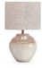 Waldish - Cream / Beige - Metal Table Lamp