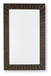 Advin - Dark Brown - Accent Mirror