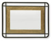 Beelman - Black / Brown - Accent Mirror