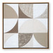 Harelman - Tan / Taupe / White - Wall Art