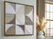 Harelman - Tan / Taupe / White - Wall Art