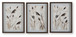 Honslow - Brown / Black / White - Wall Art Set (Set of 3)