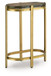 Porterville - Gold Finish - Accent Table