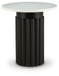 Wainstone - Black / White - Accent Table
