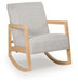 Wychworth - Gray / Natural - Accent Chair
